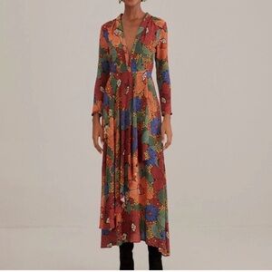 Floral Multicolor Maxi Dress